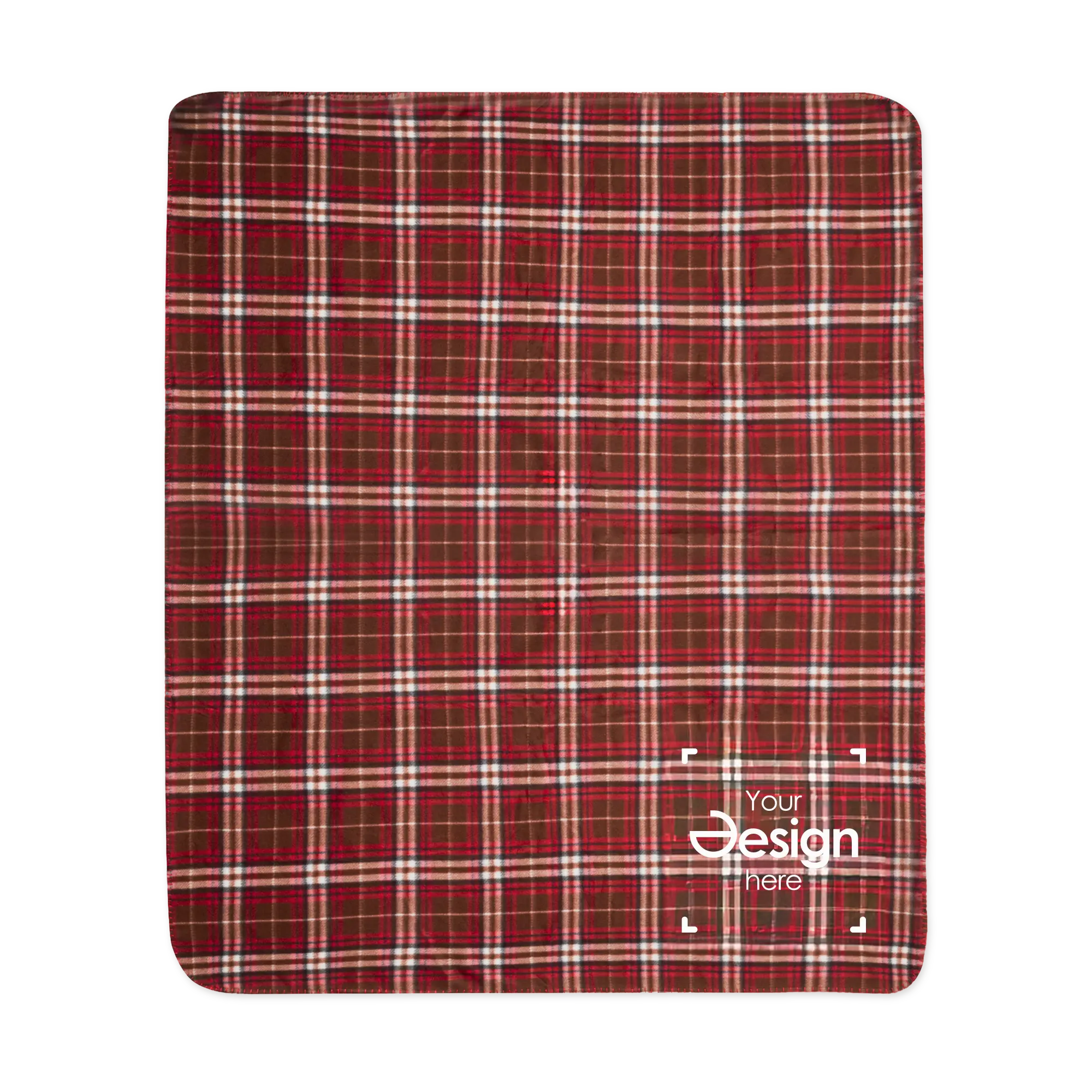 Deken Dieke 120×150 cm | Zacht RPET | Warm fleece | Opvouwbaar in pouch