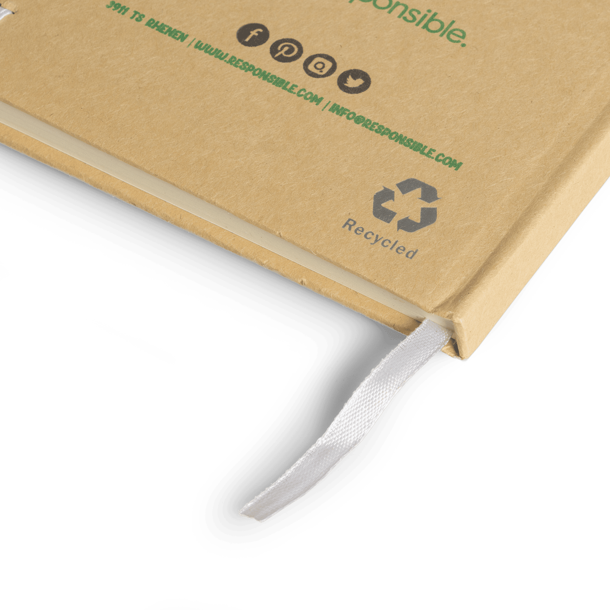 Notitieboek Jade - A5 | 80 vellen | Gelinieerd | Gerecycled hardcover