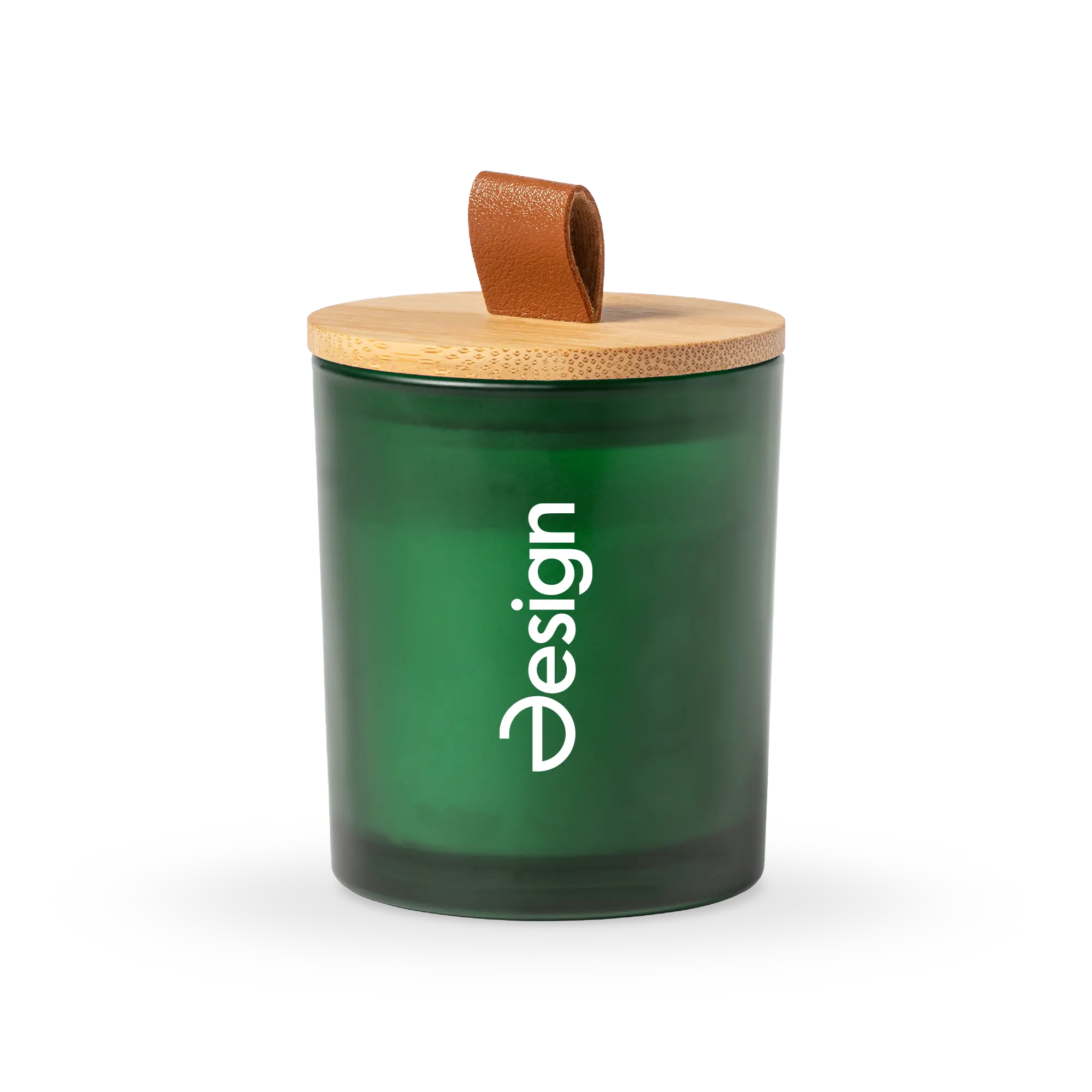 Kaars Lotte Glas | Bamboe Deksel | Geurend | Herbruikbaar | Natuurlijke Uitstraling