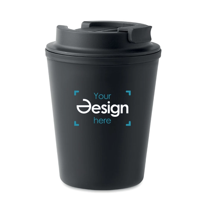 Koffie to go beker Ian - 300 ml | Gerecycled PP | Dubbelwandig