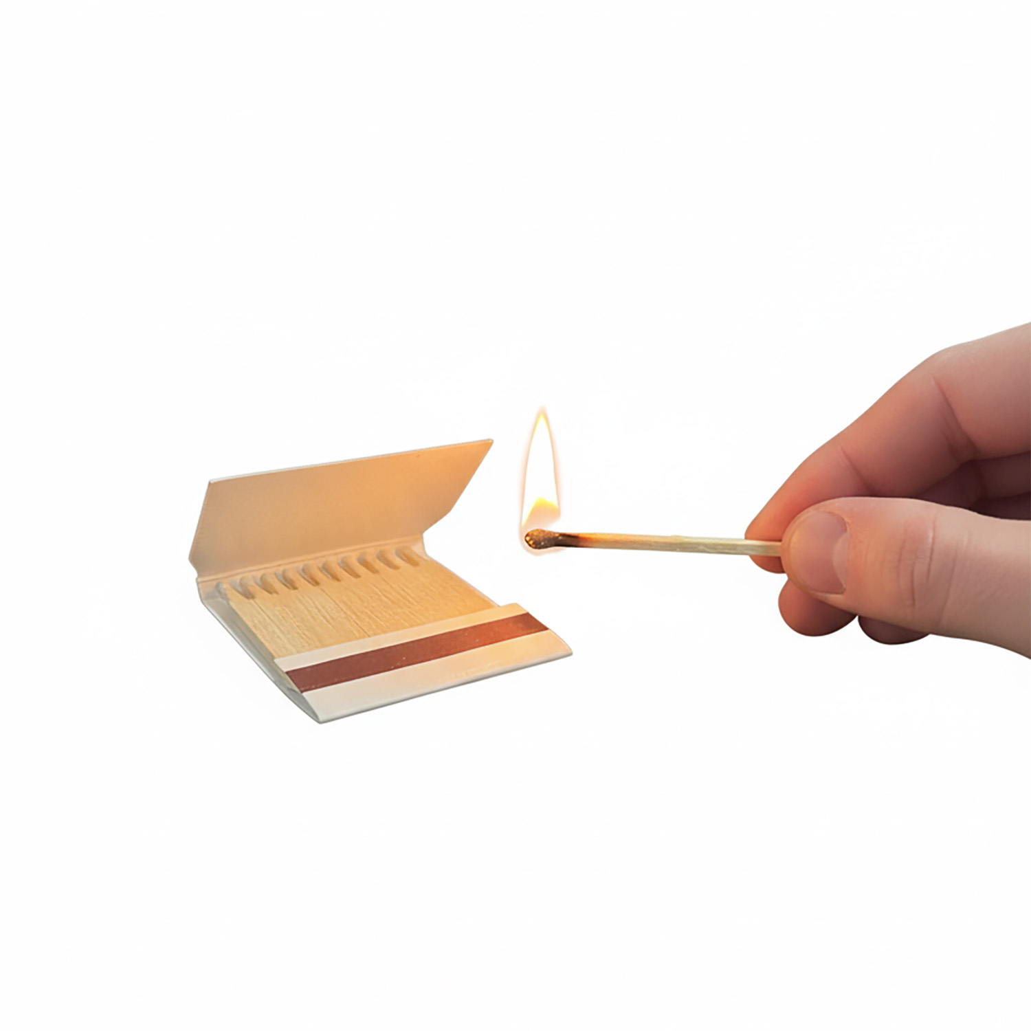 Luciferboekje – Breed | Onbedrukt | 20 lucifers