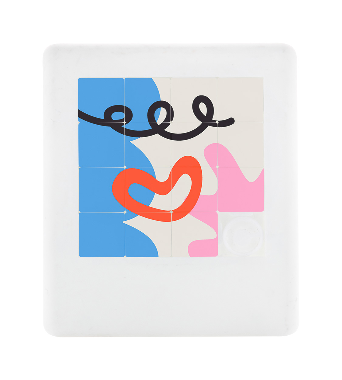 Minipuzzel Paul – Bedrukbaar oppervlak | Gerecycled ABS | Tot 4 kleuren bedrukking