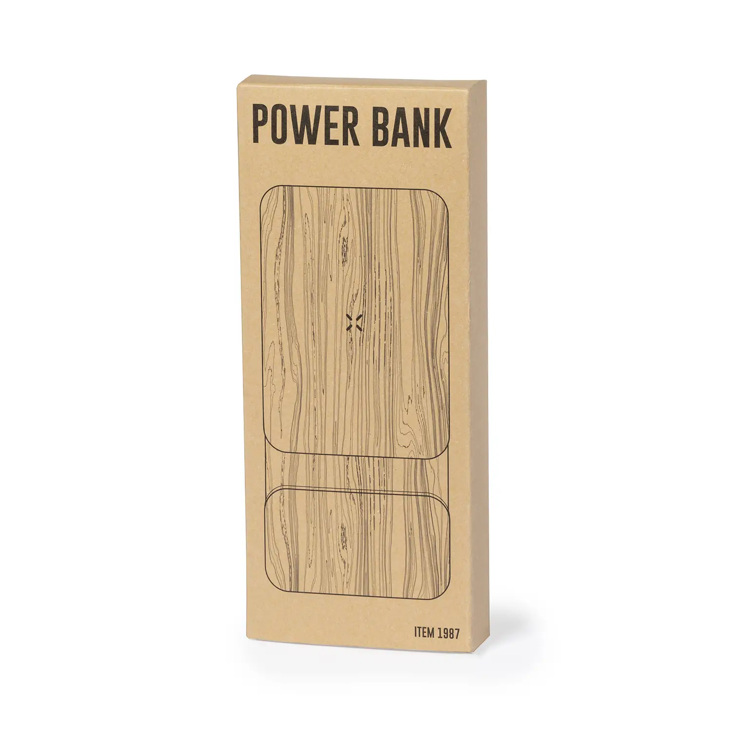 Powerbank Diek - 5000 mAh  | Draadloos Laden | Bamboe | USB | Type C