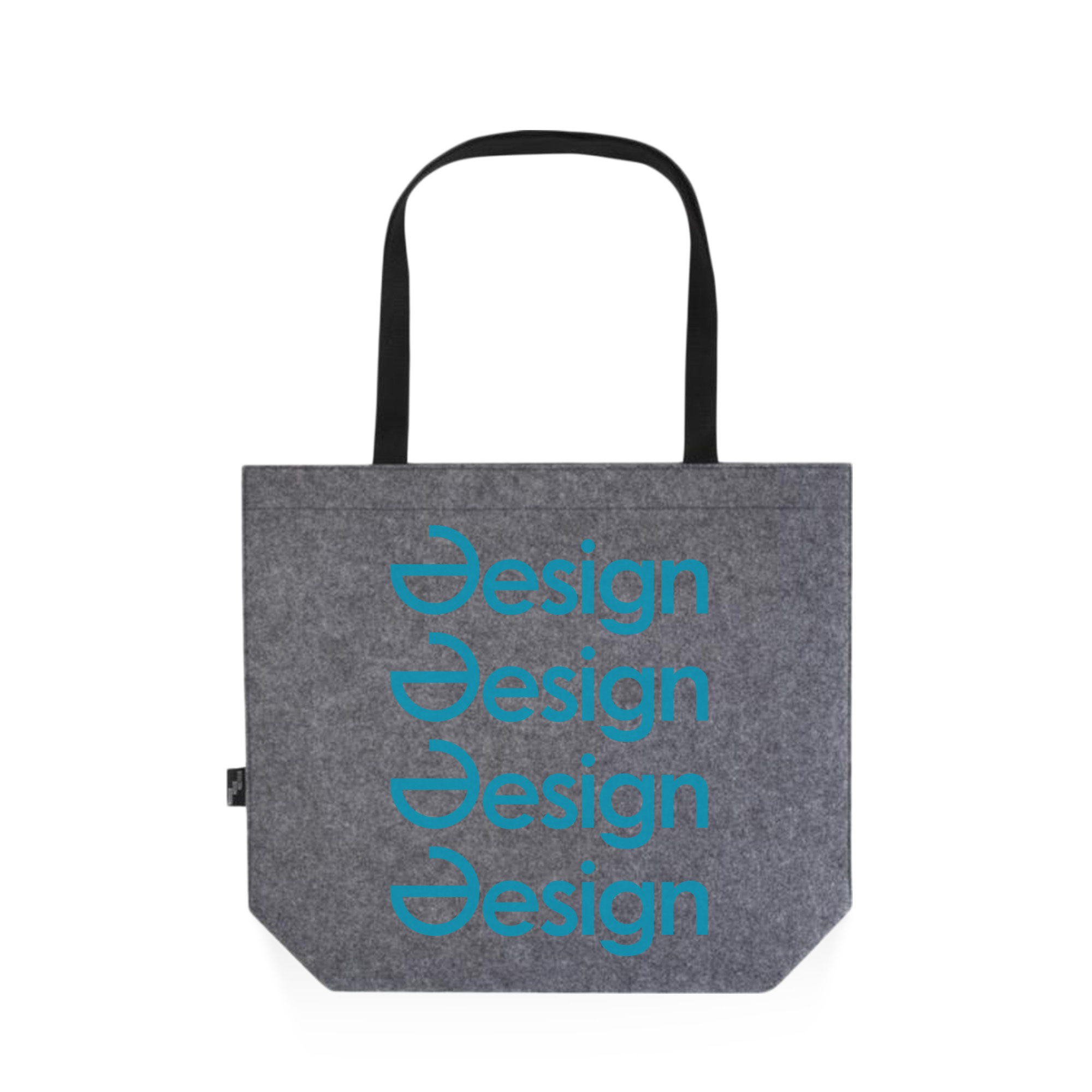 Vilten shopper Mia - Gerecycled | 20 L | Sluitknoop