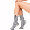 Soxs | Wollen sokken | Gepersonaliseerd label | Kuithoogte | Grijs