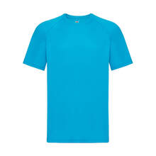 Sportshirts bedrukken | Heren | Polyester | Fruit of the Loom | 3703501 Aqua blauw