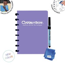 Correctbook A5 | 40 pagina's | Ringband | Full colour | 991003 Paars