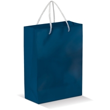 Glossy papieren tas | >A4 | Premium kwaliteit | 9191513 Blauw