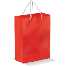 Glossy papieren tas | >A4 | Premium kwaliteit | 9191513 Rood