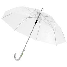 Doorzichtig paraplu | Automatisch | Bedrukking op handvat | Ø 98 cm