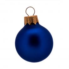 Gekleurde kerstbal | Mat | 66 mm | 121002 Blauw