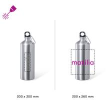Aluminium fles | 1 liter | Kraftverpakking | 151786 