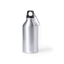 Aluminium fles | 400 ml | met karabijnhaak