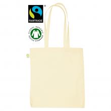 Fairtrade katoenen tas | biologisch katoen | 150 gr/m2 | 1091920 Beige