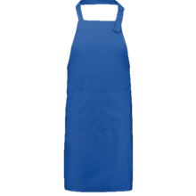 Gekleurd schort | Bedrukking of borduring | Verstelbare nekband | 205220 Blauw