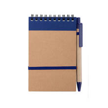 Ringband notitieboekje | Eco | Incl. pen | 153190M Blauw