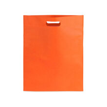 Gekleurde draagtas | 43 x 34 cm | Gestanste handvaten | 153200 Oranje
