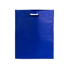 Gekleurde draagtas | 43 x 34 cm | Gestanste handvaten | 153200 Blauw