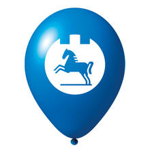 Ballonnen bedrukken | Ø 35 cm | 94901001 Midden blauw