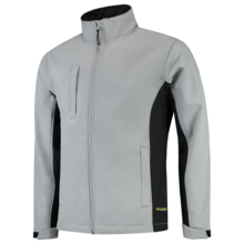 Soft Shell Jack | Bi-Color | Tricorp Workwear | 97TJ2000 Grijs / Zwart