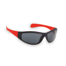 Sportieve zonnebril | 1 kleur opdruk | Gekleurde pootjes