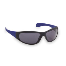 Sportieve zonnebril | 1 kleur opdruk | Gekleurde pootjes | 154414 Blauw