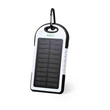 Solar powerbank | 4000 Mah | Karabijnhaak | 154939 Wit