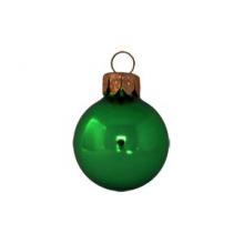 Gekleurde kerstbal | Glossy | 66 mm | 121001 Groen