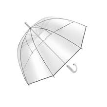 Paraplu | Transparant | Koepel | Ø 101 cm | 640104034 Transparant