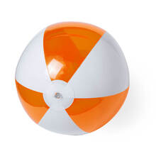 Strandbal  ⌀ 28 cm | Gekleurd/wit | 1 bedrukt paneel | 83781730 Orange