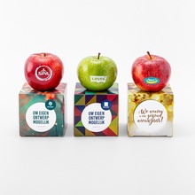 Appels in bedrukt doosje | All-over opdruk