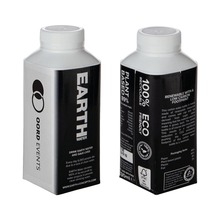 Kartonnen waterpakje | Tetra pack | 330 ml | Full colour | 6101EW330ML Zwart