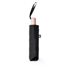 Opvouwbare paraplu Gerecycled plastic | Ø 95 cm | Handmatig | Windbestendig | 156315 Zwart