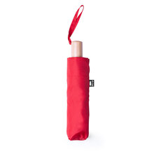 Opvouwbare paraplu Gerecycled plastic | Ø 95 cm | Handmatig | Windbestendig | 156315 Rood