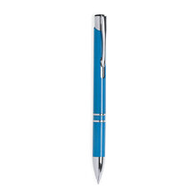 Tarwestro pen | Met metalen details | Blauwe inkt | 156335 Blauw