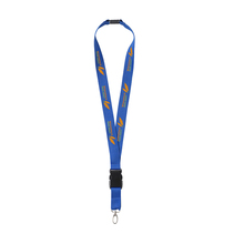 Keycord Gekleurd | 24 mm | Met veiligheidssluiting | 732959 Blauw