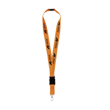 Keycord Gekleurd | 24 mm | Met veiligheidssluiting | 732959 Orange