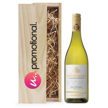 Witte wijn met wijnkist | Chardonnay | Full colour | 1WKchardonnay 