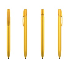 BIC pen | Kunststof | Blauw- of zwartschrijvend | 771025 Geel