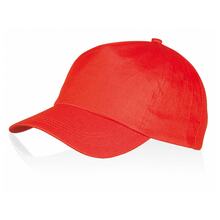 Gekleurde cap | Katoen | Verstelbaar | 158072 Rood