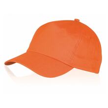 Gekleurde cap | Katoen | Verstelbaar | 158072 Oranje