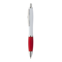 Pen | Tot 2 kleuren opdruk | Met rubberen grip | 83809360 Rood