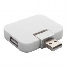 USB-hub voor vier poorten | USB 2.0 | Plastic | 83844025 Wit