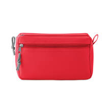 Make-up tas | Dubbele rits | 600D polyester | 8759345 Rood