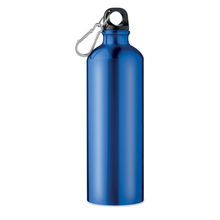 Aluminium fles | Karabijnhaak | 750 ml | 8759350 Blauw