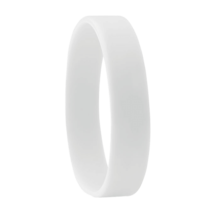 Siliconen polsband | 190 x 10 mm | Snel | 8798913 Wit