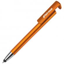 (Stylus)pen met telefoonhouder | Handig en modern | 9180500 Oranje