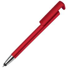 Stylus pen | Multifunctioneel | Met telefoonstandaard | 9180500 Rood