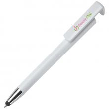 (Stylus)pen met telefoonhouder | Handig en modern | 9180500 Wit