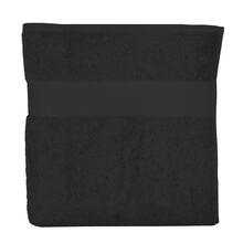 Eco handdoek | 500 gr/m2 | 140 x 70 cm | 100% biologisch katoen | 209200 Zwart